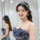 【送料無料】ビジュー ブライダルアクセサリー 二次会 舞台 クリスタル ヘアアクセサリー 卒業式 成人式 演奏会 発表会 ティアラ 結婚式