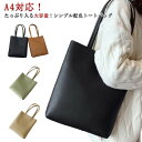 【送料無料】トートバッグ 大容量 レディース PUレザー デイリーバッグ スリム 軽量 通勤バッグ 縦型 A4対応 お手入れ簡単 レザーバッグ(4)