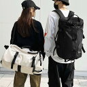 【送料無料】40L リュックサック ナイロン カジュアル 大容量 メンズ?レディース兼用 ダッフルバッグ 4WAY ボストンバッグ リュック(4)