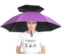 【送料無料】雪かき 買い物 ガーデニング 雨具 梅雨 ハンズフリー 雨よけ ハット メンズ レディース 日傘 帽子 釣り 農作業 庭 便利 頭 傘