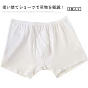 【送料無料】介護 携帯 出張用 入院 修学旅行 コットン 下着 使い捨てパンツ 海外旅行 個包装 トランクス 4枚入り 大きいサイズ 男性用