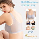 【送料無料】極薄 ブラ ブラジャー ブラ シームレス 吸汗速乾 レディース インナー 下着 通気性 メッシュ 透け感 シースルー 夏用(4)