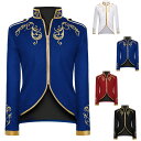 【送料無料】舞台衣装 演出服 ステージ衣装 ジャケット コスチューム コスプレ 貴族 貴公子 王子様 コート 衣装 中世 メンズ 大人 仮装