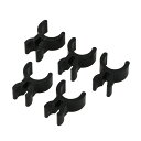 【送料無料】ブラック プラスチック製 ホルン/譜面台 クリップ ペンシルホルダー