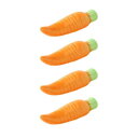 【送料無料】 箸置き ベジタブル かわいいお野菜 陶器製 4個セット (にんじん)