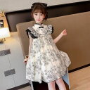 【送料無料】ワンピース キッズ衣装 こども服 女の子 キッズワンピース 七五三 ピアノ 吊りワンピース 結婚式 子供ワンピース 発表会(4)