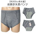 【送料無料】介護パンツ 介護下着 綿 大きいサイズ 無地 尿漏れ 重失禁 吸水パンツ ブリーフ 尿漏れパンツ 男性用 前開き 300cc 失禁パンツ