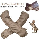 【送料無料】引っかき 噛み 作業用 厚手 ペット 噛みつき防止手袋 犬 グローブ ペットグローブ 猫 犬 噛みつき ロング セーフティグローブ