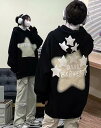 【送料無料】バックプリント パーカー トップス トレーナー スウェット 長袖 大きいサイズ ビッグ ゆったり フーディー ポケット