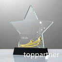 アーストロフィー クリスタルガラスプレート彫刻無料 優勝 トロフィー 記念品 クリスタル カップ クリスタルトロフィー 大きめカット ゴルフ スポーツ 優勝 記...