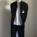 【送料無料】スラックス ジャケット 詰襟 上着 ジュニア 上下セット ズボン 男の子 ラウンド襟 3点 学ラン 学生服 中学生 制服 男子