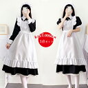【送料無料】半袖 コスプレ ロリータ カチューシャ付き 可愛い レディース 仮装 ハロウィン ワンピース ゴスロリ 長袖 半袖 ロング 上質(3)