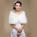 【送料無料】同窓会 披露宴 結婚式 ケープ ストール ファーショール フォーマルショール 秋冬 ドレス ショール 花嫁 ショール