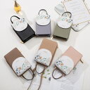 【送料無料】小さめサイズ 軽い 縦型薄い 肩掛け 斜め掛け 財布 2WAY タッチ操作対応 透明ケース レディース ミニバッグ ショルダー