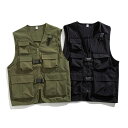 【送料無料】お釣り トップス アウトドアウェア メンズ トップスメッシュベスト チョッキ ベストレディース 春夏 メンズ