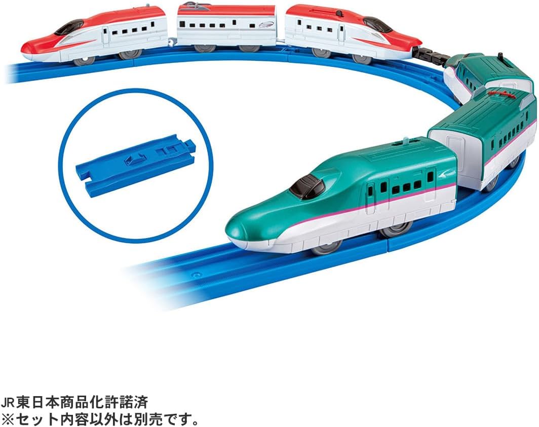 【送料無料】 タカラトミー プラレール E5系新幹線＆E6系新幹線 ガチャッと連結セット 4904810954309