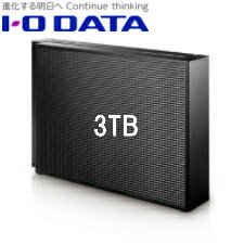 (単品限定購入商品)【送料無料】アイ・オー・データ機器 USB 3.1 Gen 1(USB 3.0)/2.0対応 外付ハードディスク 3TB HDCZ-UTL3K/E