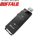 【送料無料】バッファロー外付けSSDポータブルUSB3.2Gen1スティック型TV録画対応1.0TBブラックSSD-PUT1.0U3BC/D
