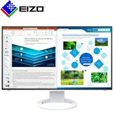 楽天OCNオンラインショップ 楽天市場店【送料無料】EIZO　液晶ディスプレイ 27型/2560×1440/HDMI、DisplayPort、USB Type-C/ホワイト/スピーカー：あり　EV2781-WT