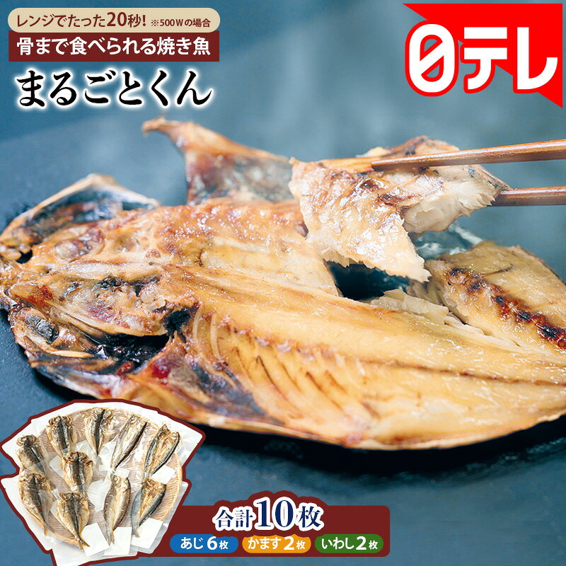 骨まで食べられる焼き魚 まるごとくん 日テレ限定セット 日テレポシュレ(日本テレビ 通販 ポシュレ)