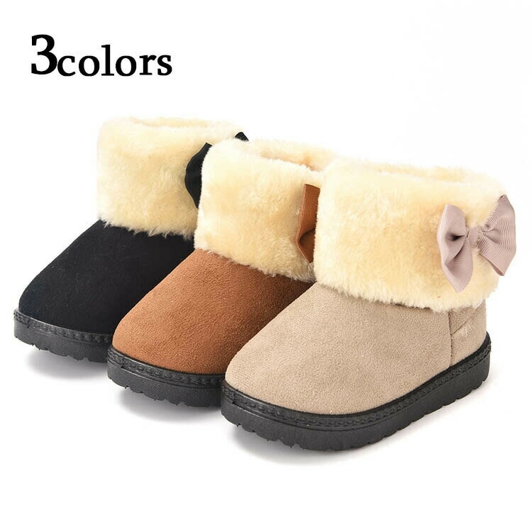 ブーツ キッズ 子供 靴 シューズ ベビー 女の子 秋 冬 裏起毛 防寒 あったか 13-21cm 子ども ショートブーツ リボン ボウタイ 七五三 入園式 入学式 卒業式 袴 袴用 発表会 おしゃれ