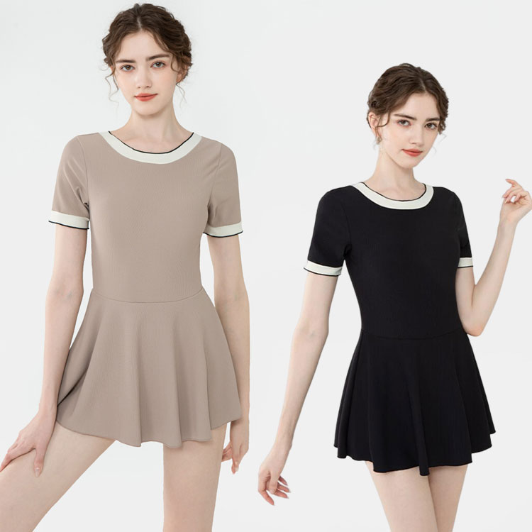 Dresses - 水着 レディース ワンピース オールインワン 大人 水着 ワンピース おしゃれ スカート フレア 水着 女性用 セクシー みずぎ ママ 大きいサイズあり ミセス オールインワン 水着 旅行 温泉 海 ビーチ 遊び S M L XL XXL海外通販