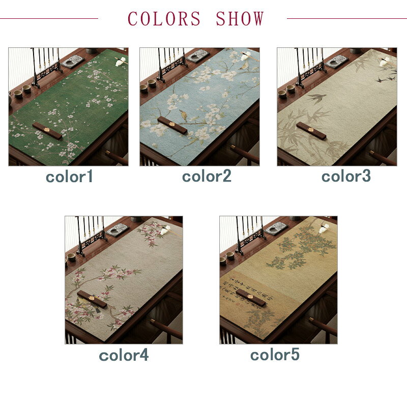 nu_BEのフェルト 書道下敷 60*120 厚め 花柄 毛氈 下敷き 書道用 習字道具 年賀状 絵手紙 書きやすい 小学生 中学生 高校生 教室 初心者向き 趣味 仕事 プレゼント 送料無料｜アングル2