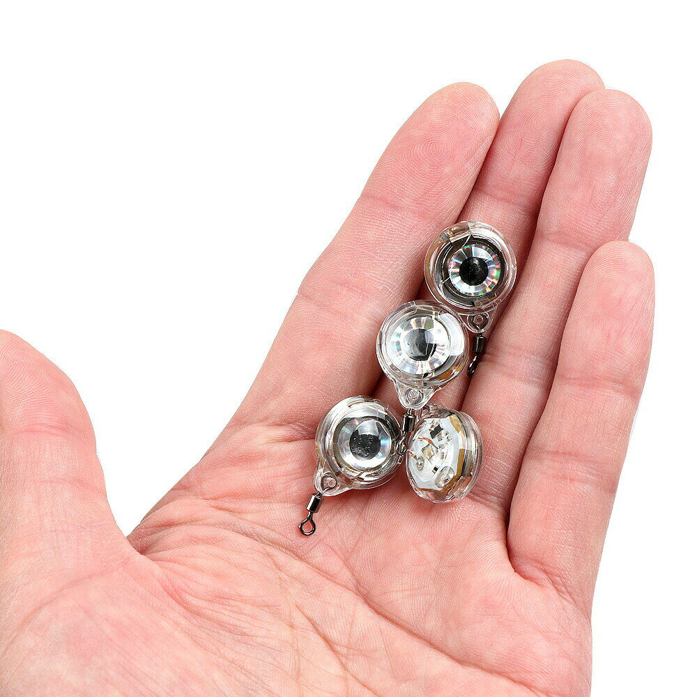 送料無料 水中集魚灯 単品 1個 集灯 LEDライト 水中灯 魚眼型 点滅 釣り フィッシ...