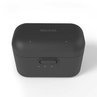アウトレットNUARLNT01AXBluetooth/aptX対応/IPX4耐水/連続10h再生/完全ワイヤレスイヤホン(ブラックメタリック)