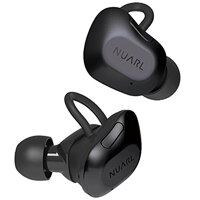 NUARLNT01AXBluetooth/aptX対応/IPX4耐水/連続10h再生/完全ワイヤレスイヤホン(ブラックメタリック)