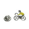 ピンズピンバッジブローチ(銀シルバー)自転車サイクルサイクリング送料無料