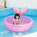 「150cm」子供プール ビニールプール 人魚型 空気 水遊び ペット バスタブ ビニールパープ 折り畳み バスグッズ キッズ 持ち運び便利 猛暑対策 犬猫 お風呂用 破れにくい 屋内屋外用 収納便利|詳細画像