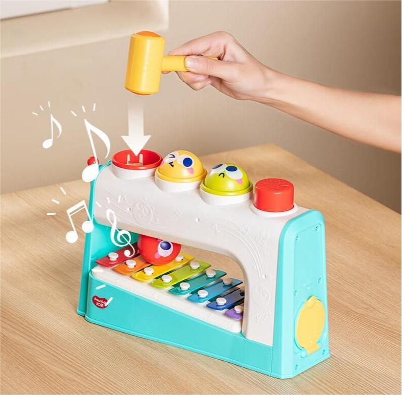 知育玩具 あかちゃん 赤ちゃん おもちゃ ハンマートイ 鉄琴 誕生日 プレゼント 1歳 2歳 3歳 4歳 男の子 女の子 音楽 玩具 玩具 楽器 パーカッション