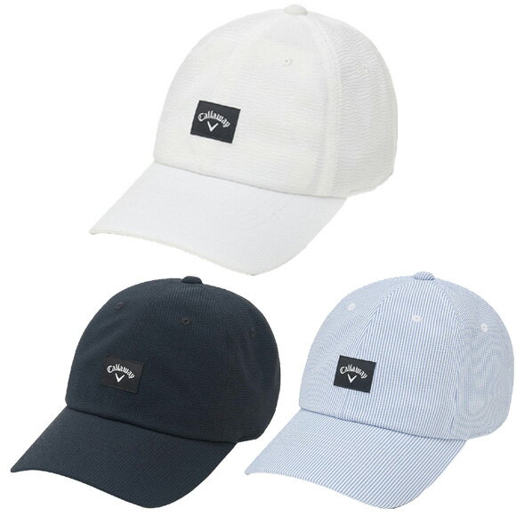 樂天商城 - Callaway 2026シアサッカーキャップ (MENS)　C26191106[ゴルフ　帽子　26SS]