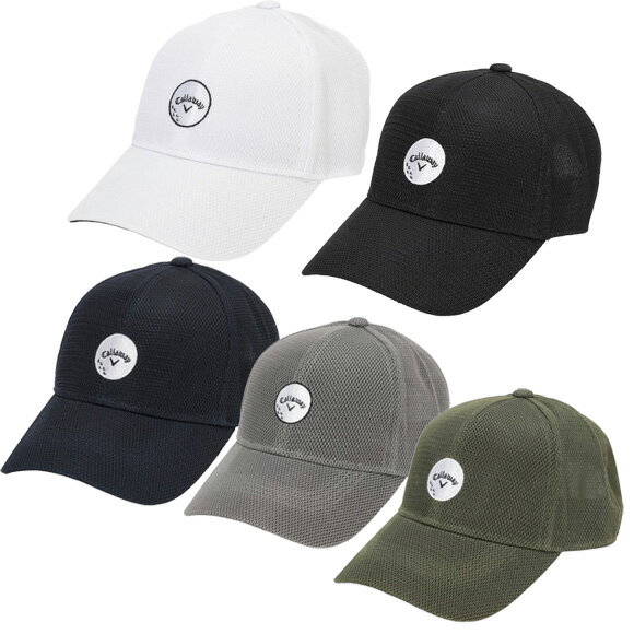 SINACOVA GOLF - Callaway 2026ボール刺繍メッシュキャップ (MENS)　C26191107[ゴルフ　帽子　26SS]