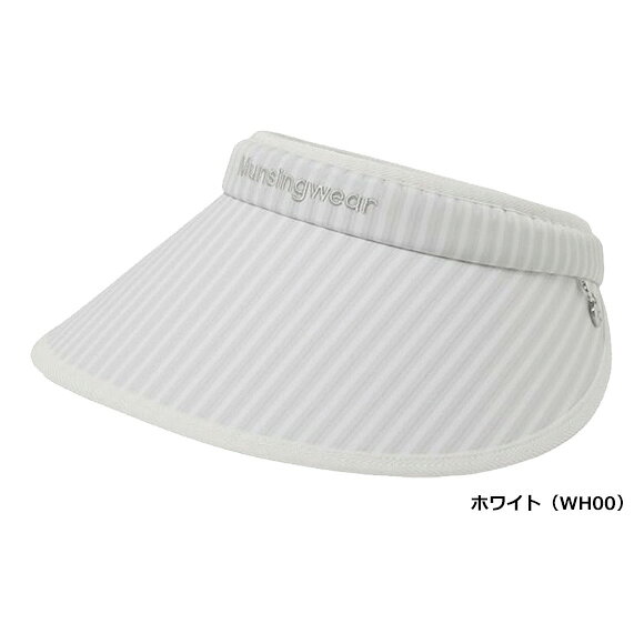 マンシング ウェア 2026クリップバイザー　MG6SCP51L[Munsingwear Bag　ゴルフ　帽子　レディース　ウィメンズ ]
