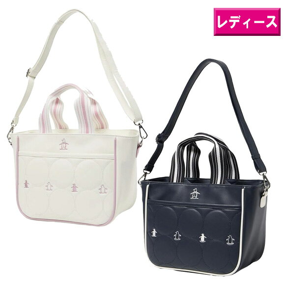 マンシング ウェア 2026ペンギンドットカートバッグストラップ付　MG6STT45L[Munsingwear Bag　ゴルフ　レディース　ウィメンズ　26SS]