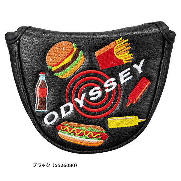 Number7 ナンバーセブン ゴルフのオデッセイ 2026 Fシリーズ パターカバー USA 26 JM　マレット用[Odyssey F Mallet Putter Cover USA 　ヘッドカバー　5526078　5526080　5526082　ゴルフ]｜アングル3