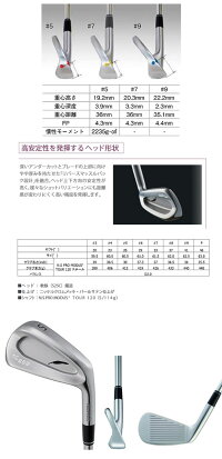 フォーティーンTC888FORGEDアイアン#5-PW6本セットNSPROMODUS3T120スチールシャフト