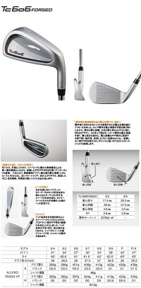 フォーティーンTC606FORGEDアイアン#5-PW6本セットNS950GHT(S)スチールシャフト
