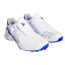アディダス 2023 ゼッドジー23 ボア ゴルフシューズ GY9715ホワイト/ルシッドブルー/シルバーメタリック 【adidas 靴 LIH91 ZGBoa】