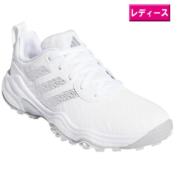 アディダス 2024ウィメンズ コードカオス 25 ゴルフシューズ ID8730ホワイト/シルバーMET/グレーツー 【adidas GOLF 靴 レディース ...