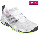 アディダス 2024ウィメンズ コードカオス 25 ゴルフシューズ IE3448ホワイト/コアブラック/ルシッドレモン 【adidas GOLF 靴 レディース...