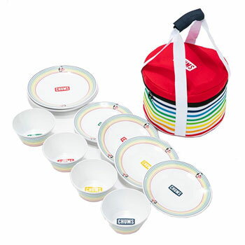 CHUMSメラミンディッシュセット　CH62-1237[チャムス　キッチン用品　　Melamine Dish Set　キャンプ　アウトドア　カトラリー]