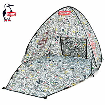 CHUMSポップアップサンシェード3人用プリント 　CH62-1794 [Pop Up Sunshade 3 Print Capsule　アウトドア　キャンプ　テント　タープ]