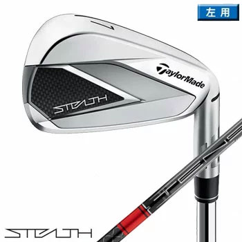 テーラーメイド 2022ステルス 単品アイアン (#5, AW, SW) 左用　日本仕様 TENSEI RED TM60 ('22) カーボンシャフト ［Taylormade STEALTH IRONS ゴルフ DW-JJC54 レフティ]