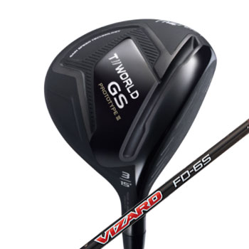 {ԃSt@2021 T//WORLD GS PROTOTYPE@tFAEFCEbh@ VIZARD FD J[{Vtg [HONMA GOLF z} Fairwaywood@St@cA[[hGS]