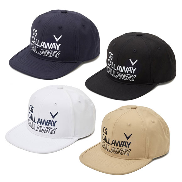 Callaway 2024フラットキャップ (MENS)　C24191103[ゴルフ　メンズ　帽子　CAP　24SS]