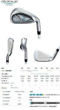Callaway2018ROGUESTARWomen's単品アイアン(I#6/AW)日本仕様FUBUKIforCW40(L)カーボンシャフト