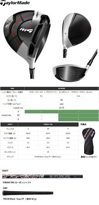 テーラーメイド2018M4ドライバー日本仕様FUBUKITM5カーボンシャフト